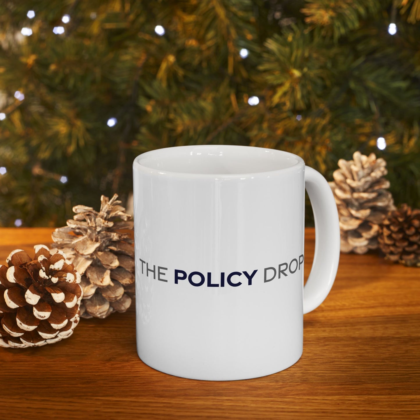 Ceramic Mug — "The Policy Drop"