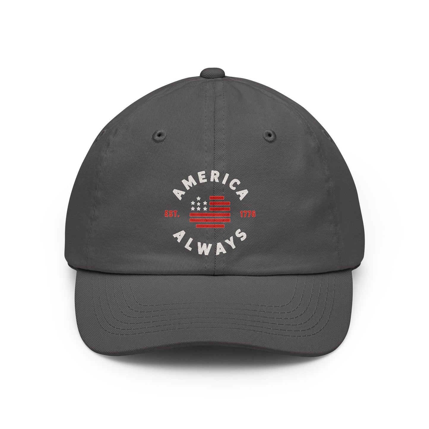 America Always Embroidered Dad Hat