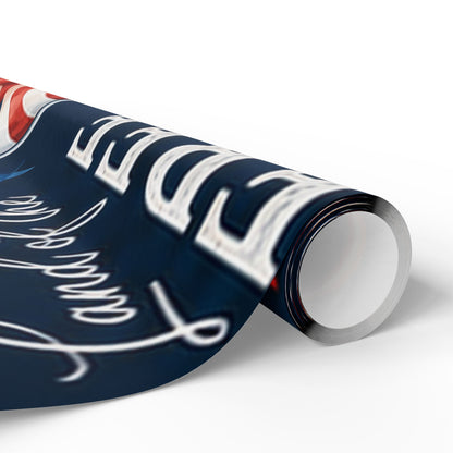 Patriotic 'Land of the Free' Wrapping Paper Roll