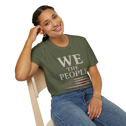 Patriotic American Flag Tee (Est. 1776)