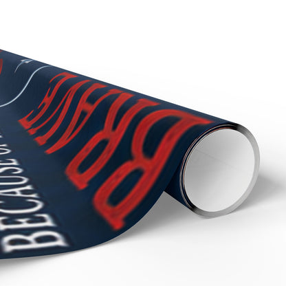 Patriotic 'Land of the Free' Wrapping Paper Roll