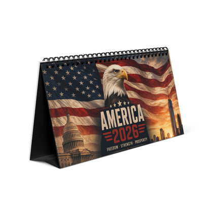 Make America Stronger 2026 Desktop Calendar