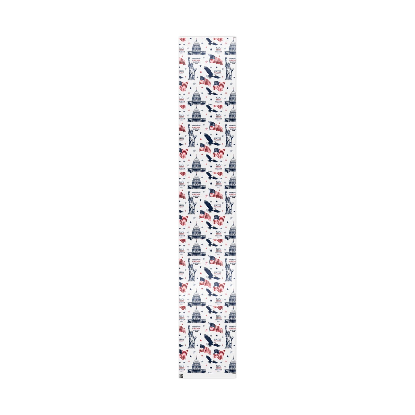 Patriotic 'God Bless America' Wrapping Paper Roll