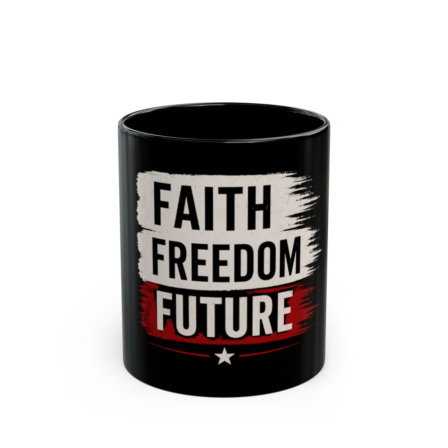 Faith Freedom Future Mug