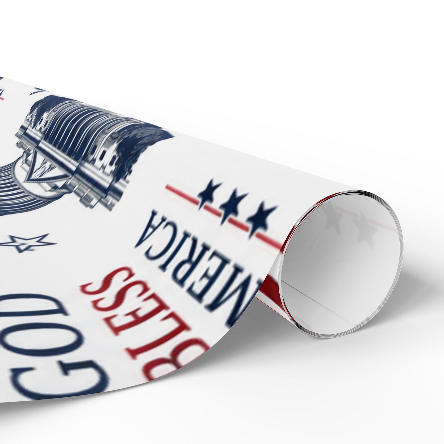 Patriotic 'God Bless America' Wrapping Paper Roll