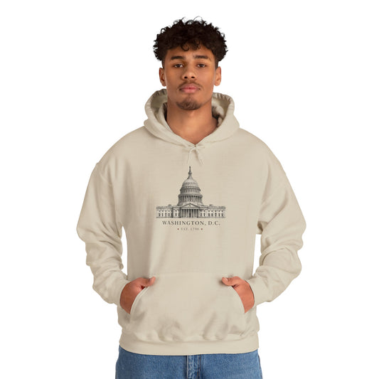 Washington D.C. Capitol & Monument Hoodie