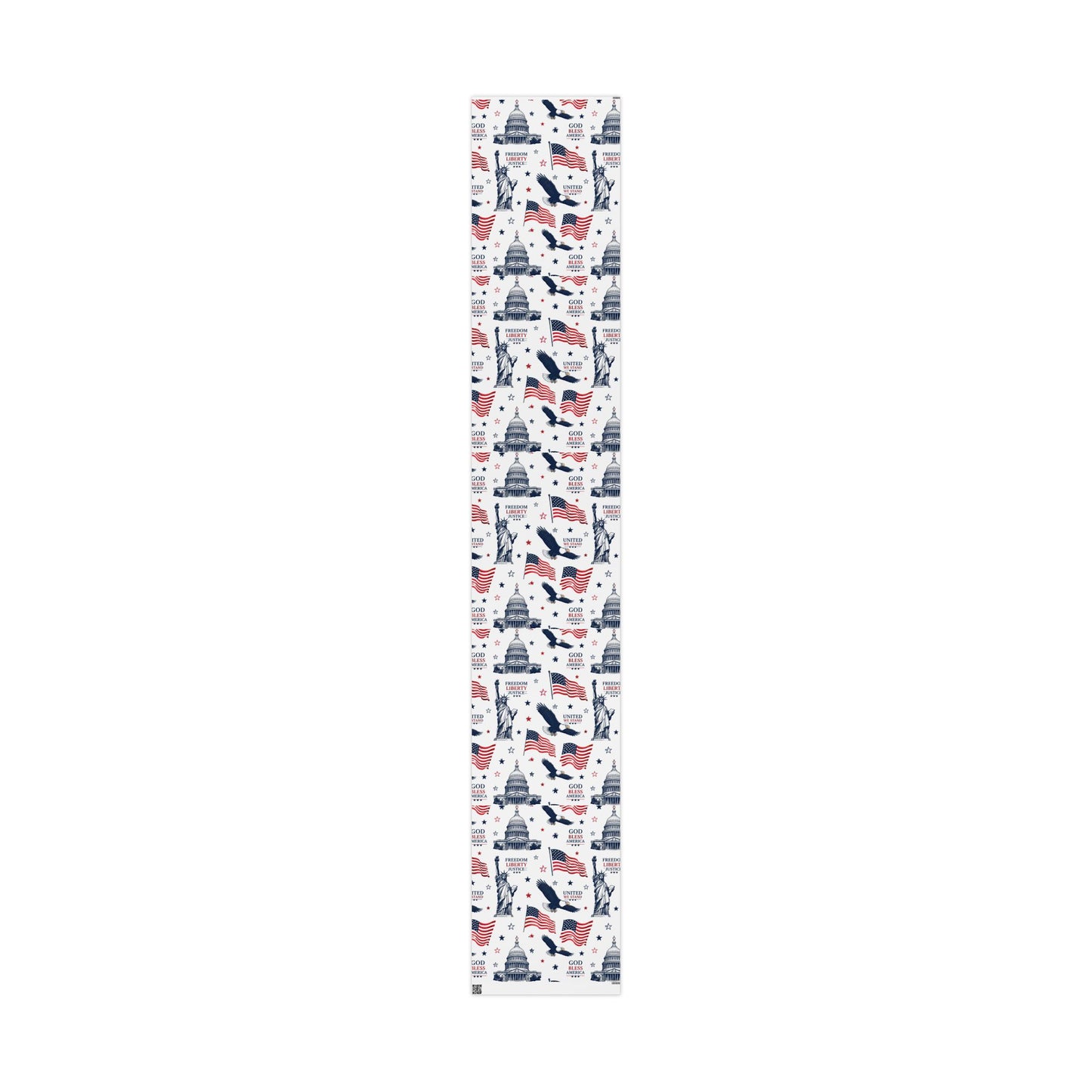 Patriotic 'God Bless America' Wrapping Paper Roll