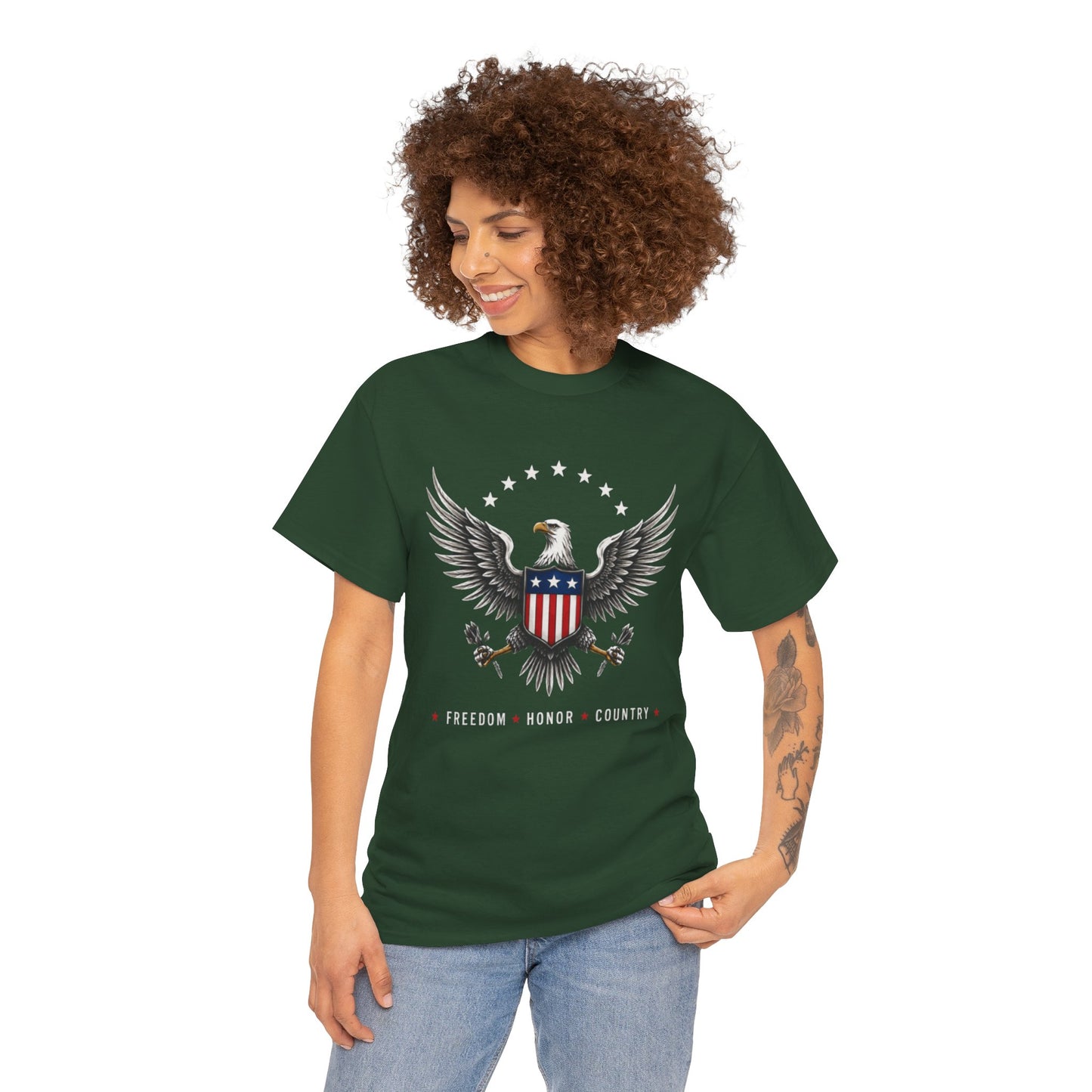 "Freedom • Honor • Country" Graphic Tee