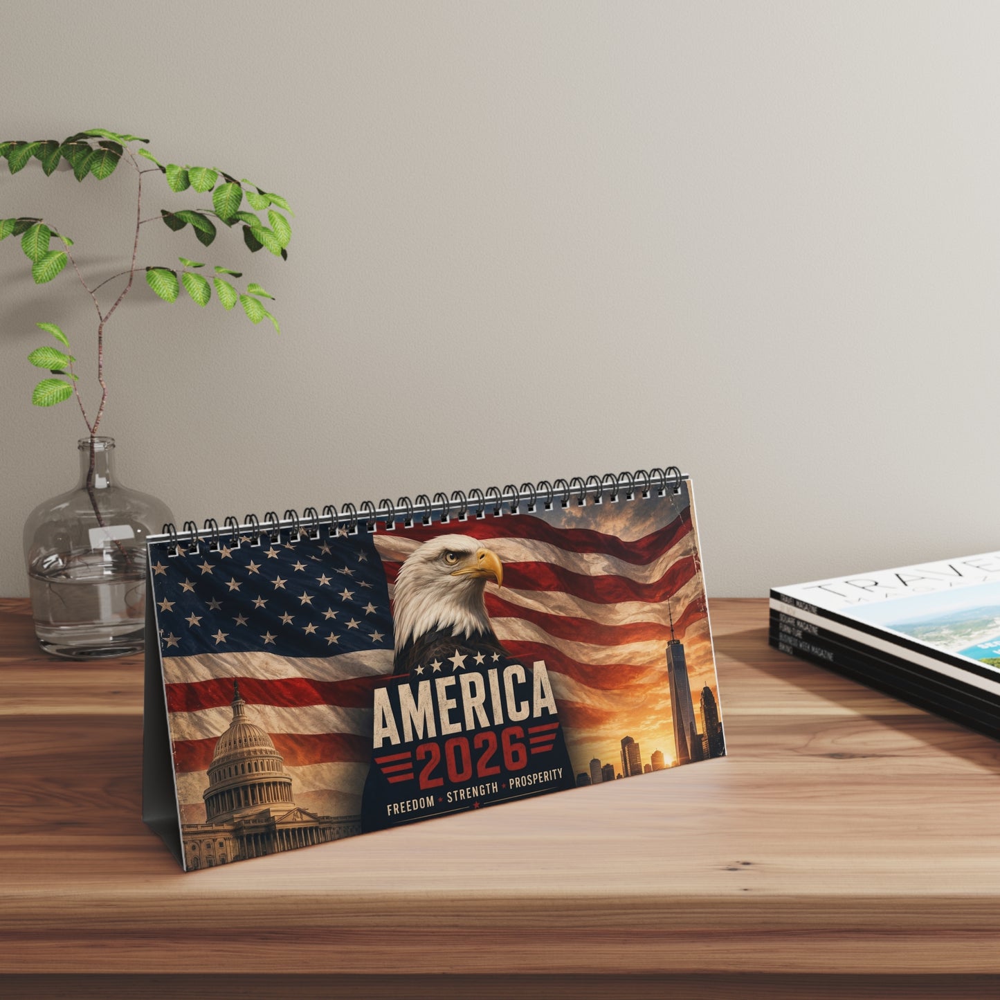 Make America Stronger 2026 Desktop Calendar