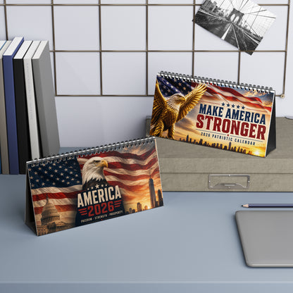 Make America Stronger 2026 Desktop Calendar