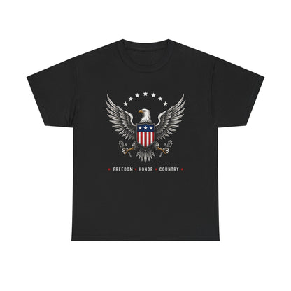 "Freedom • Honor • Country" Graphic Tee