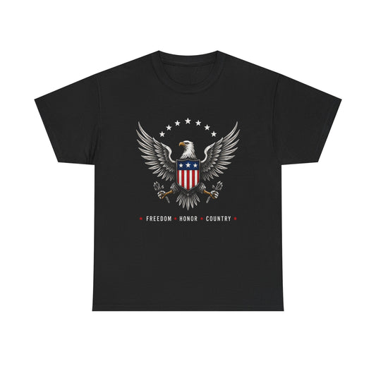 "Freedom • Honor • Country" Graphic Tee