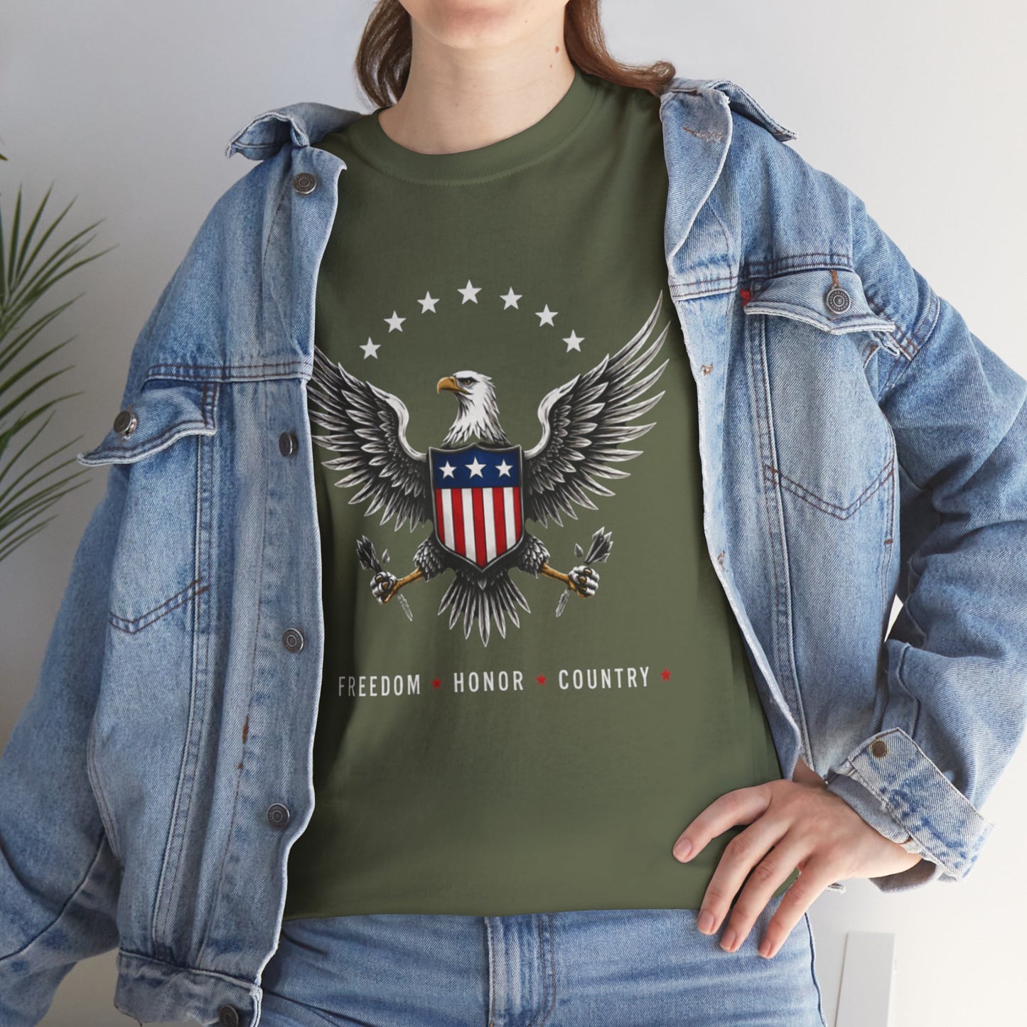 "Freedom • Honor • Country" Graphic Tee