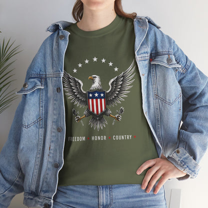 "Freedom • Honor • Country" Graphic Tee