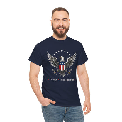"Freedom • Honor • Country" Graphic Tee
