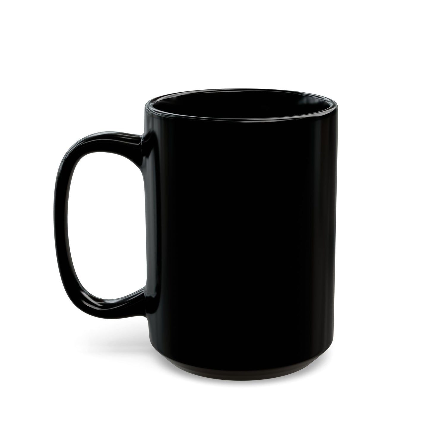 Policy Drop Black Mug