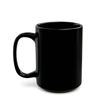 Policy Drop Black Mug