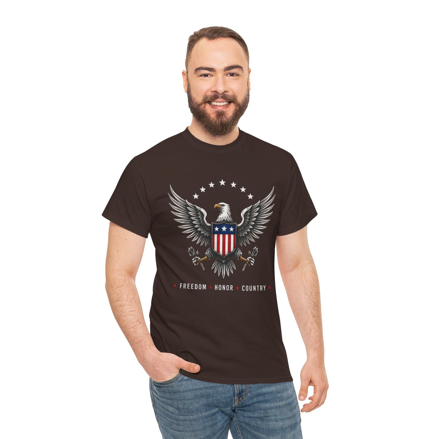 "Freedom • Honor • Country" Graphic Tee