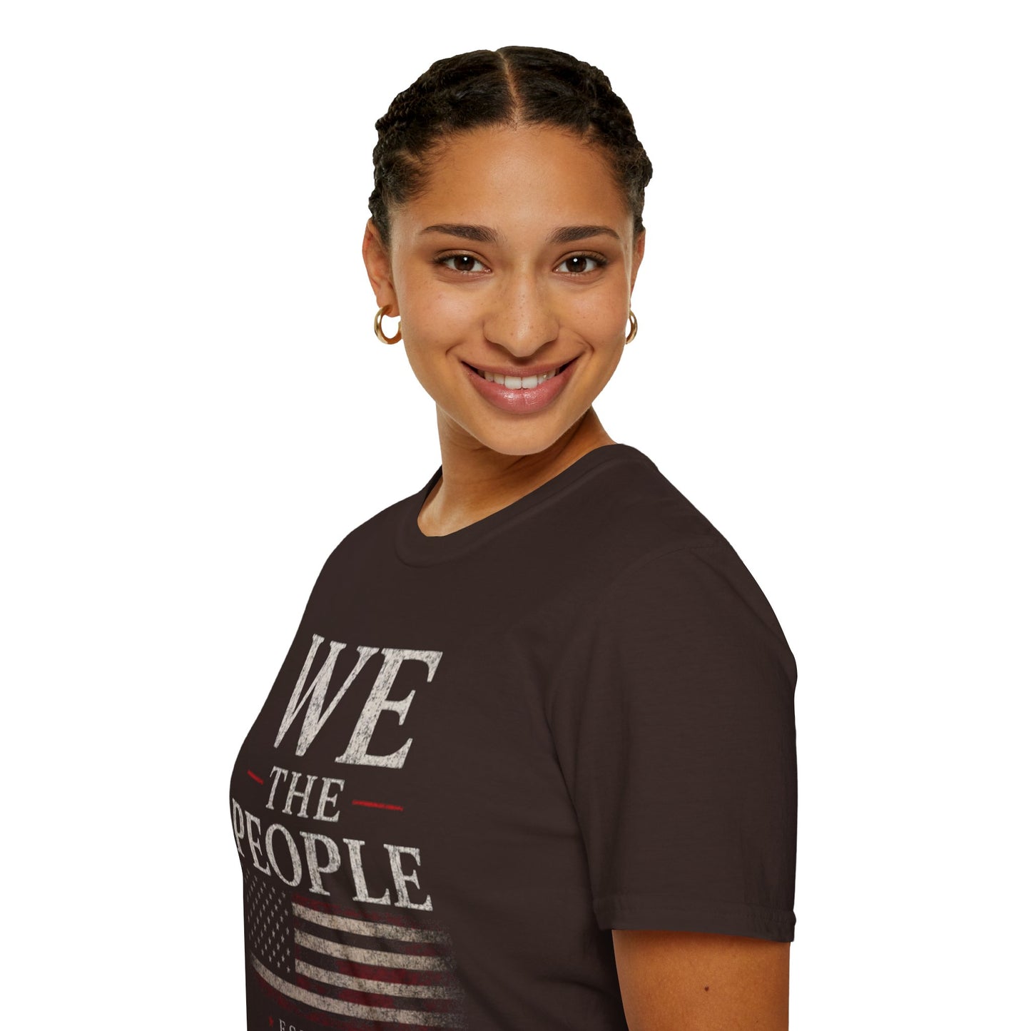 Patriotic American Flag Tee (Est. 1776)