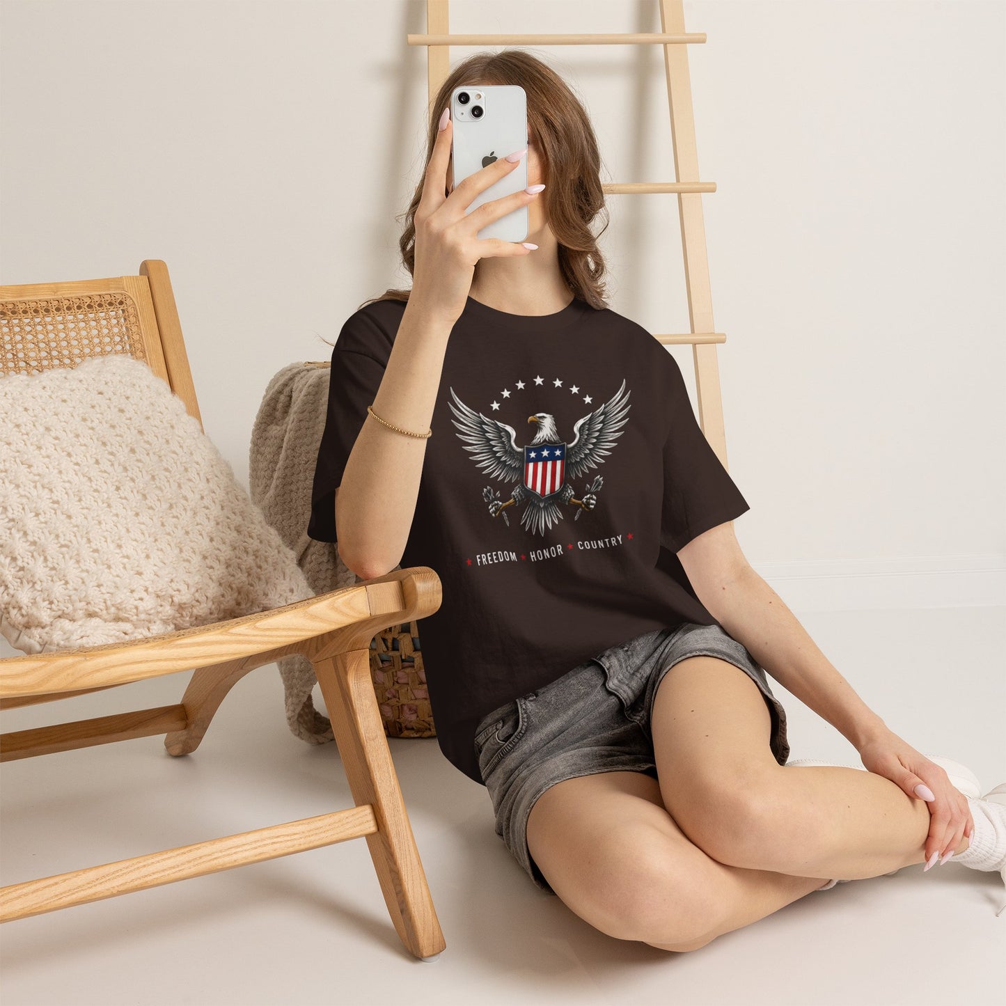"Freedom • Honor • Country" Graphic Tee