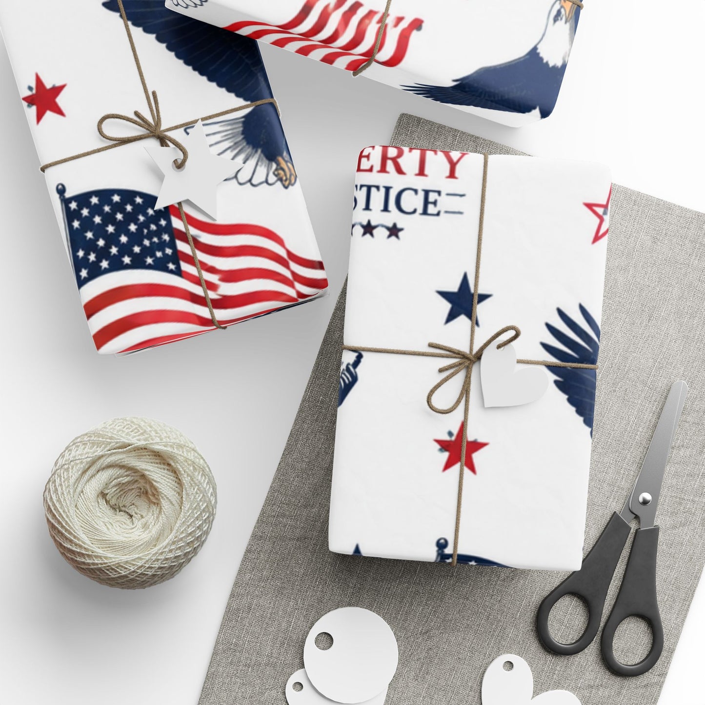 Patriotic 'God Bless America' Wrapping Paper Roll